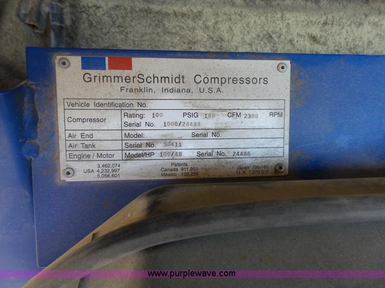 image for item J4996 Grimmer Schmidt air compressor