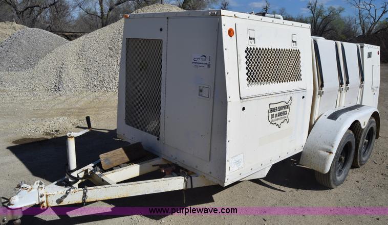 image for item K4283 1996 Sewer Equipment of America sewer jetter