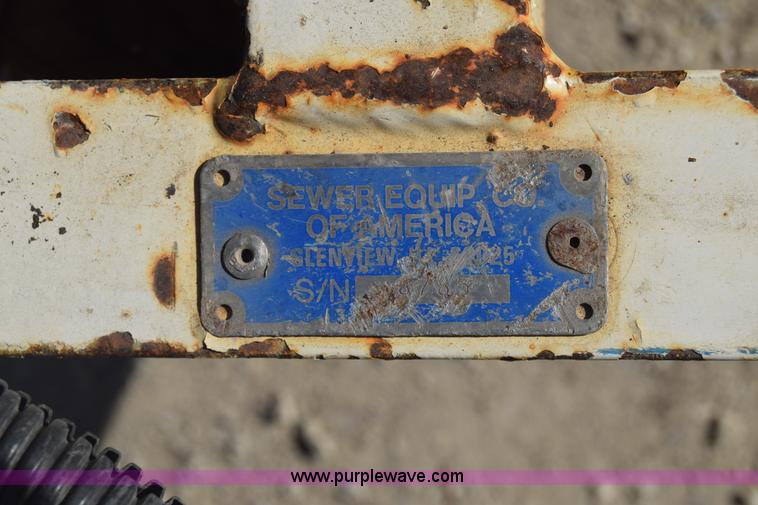 image for item K4283 1996 Sewer Equipment of America sewer jetter