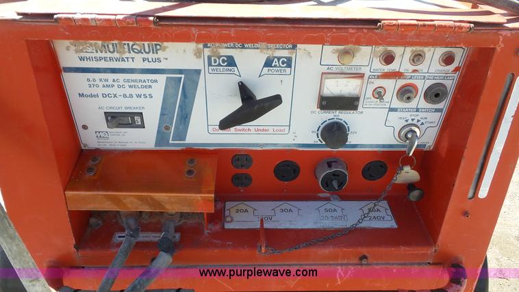 image for item K5146 Multi Quip Whisperwatt Plus welder/generator