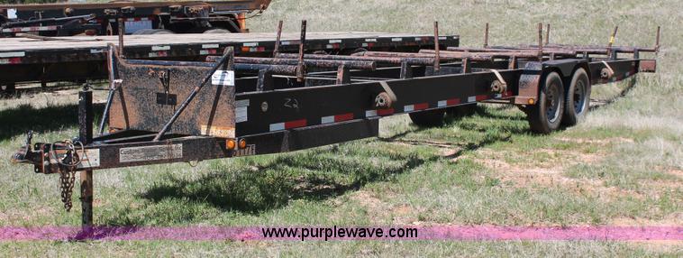 image for item K8981 2013 Top Hat pipe trailer