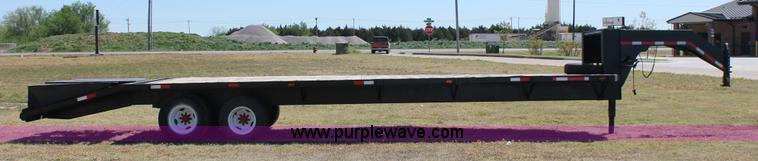 image for item K8984 2015 shop built equipment trailer