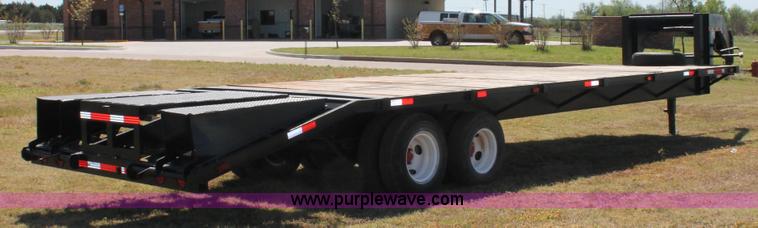 image for item K8984 2015 shop built equipment trailer