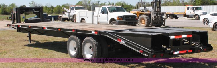 image for item K8984 2015 shop built equipment trailer