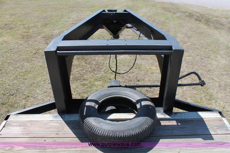 image for item K8984 2015 shop built equipment trailer