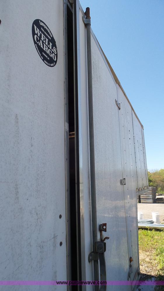 image for item L2162 1996 Wells Cargo CVG2425 enclosed cargo trailer