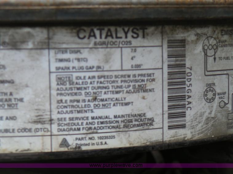 image for item L5490 1994 Chevrolet Kodiak delivery truck