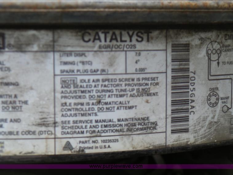 image for item L5490 1994 Chevrolet Kodiak delivery truck