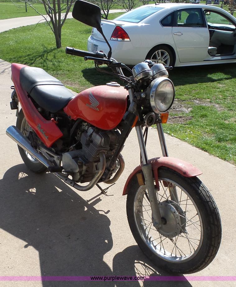 image for item L5687 1991 Honda Nighthawk motorcycle