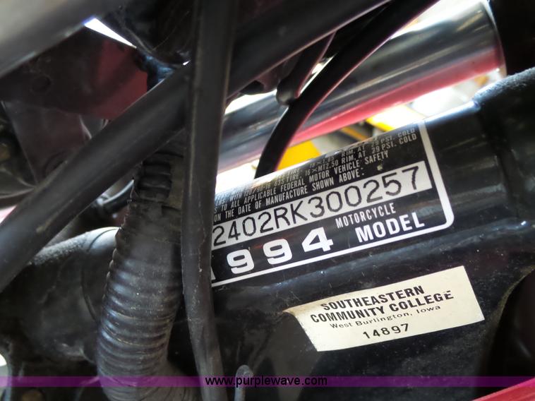 image for item L5689 1994 Honda Nighthawk motorcycle