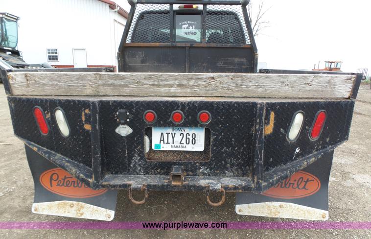 image for item L5690 1999 Ford F250 Super Duty XL Crew Cab flatbed pickup truck