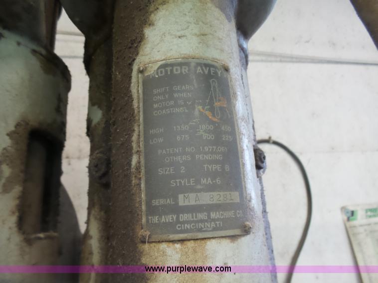 image for item L7474 Avey drilling machine