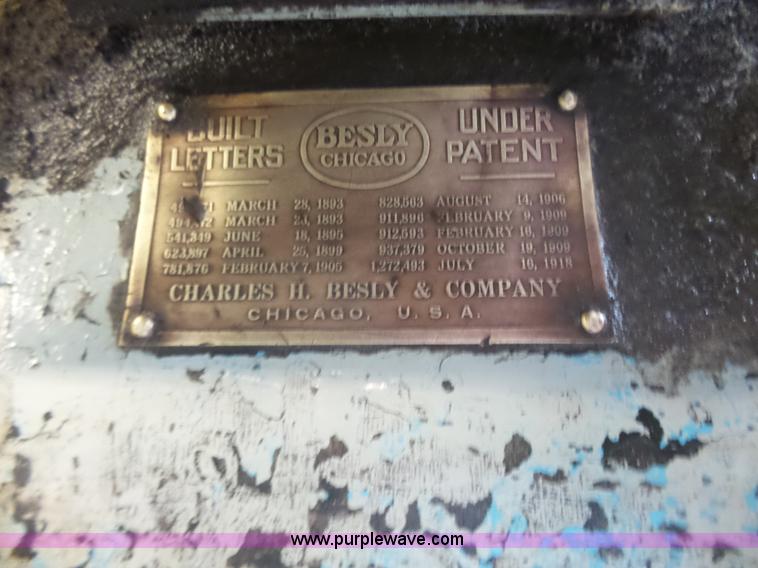 image for item L7475 Machine Tools El-Essley Machinery Co. bench grinder