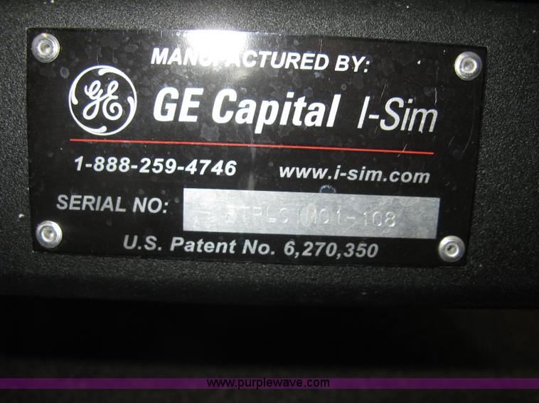 image for item BL9175 (2) G.E. Capital I-sim law enforcement patrol simulator