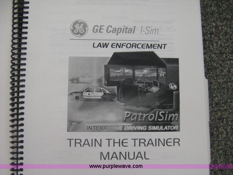 image for item BL9175 (2) G.E. Capital I-sim law enforcement patrol simulator