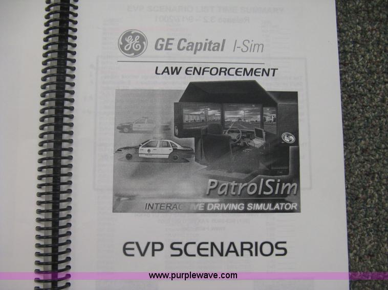 image for item BL9175 (2) G.E. Capital I-sim law enforcement patrol simulator