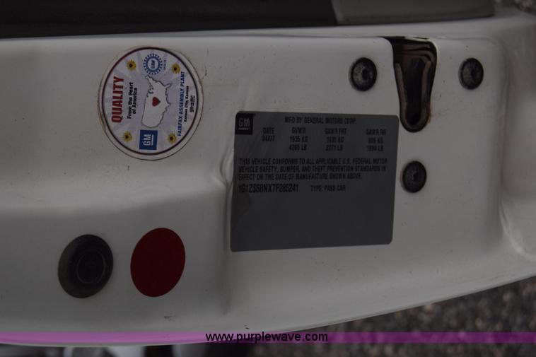 image for item L3758 2007 Chevrolet Malibu LS