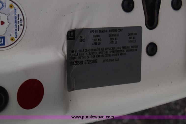 image for item L3760 2007 Chevrolet Malibu LS