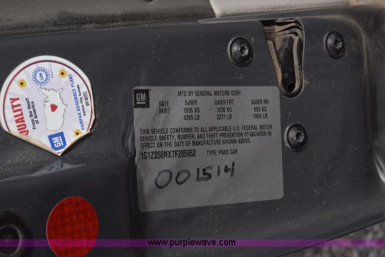 image for item L3765 2007 Chevrolet Malibu LS