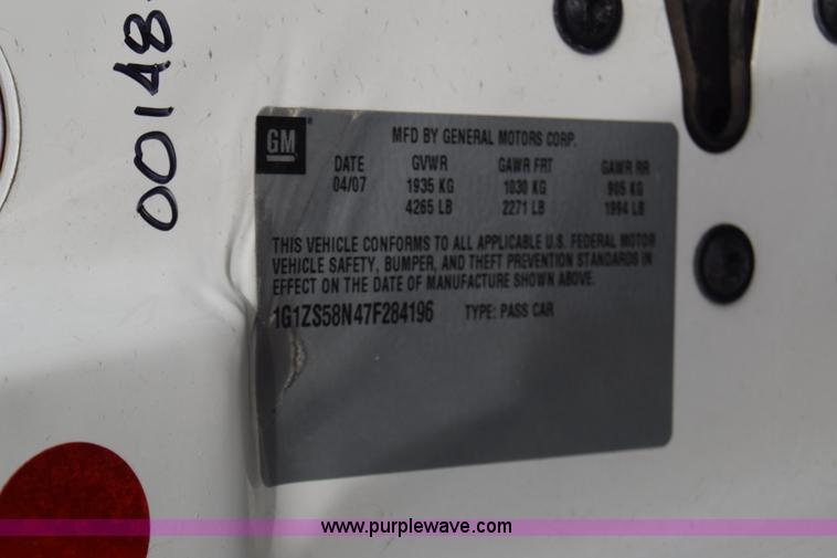 image for item L3769 2007 Chevrolet Malibu LS