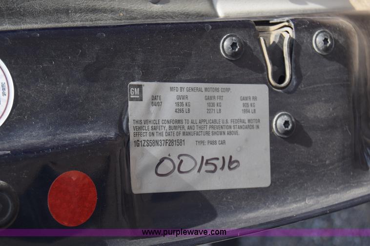 image for item L3774 2007 Chevrolet Malibu LS