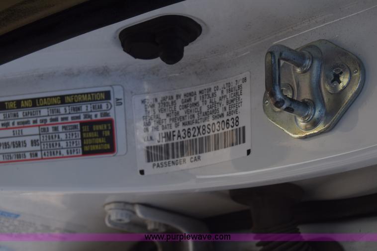 image for item L3807 2008 Honda Civic