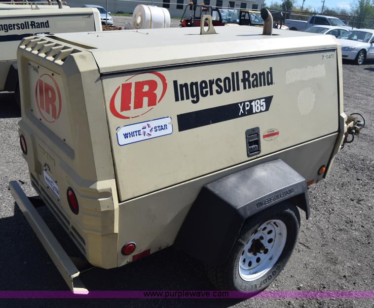 image for item L3818 2005 Ingersoll Rand XP185 air compressor