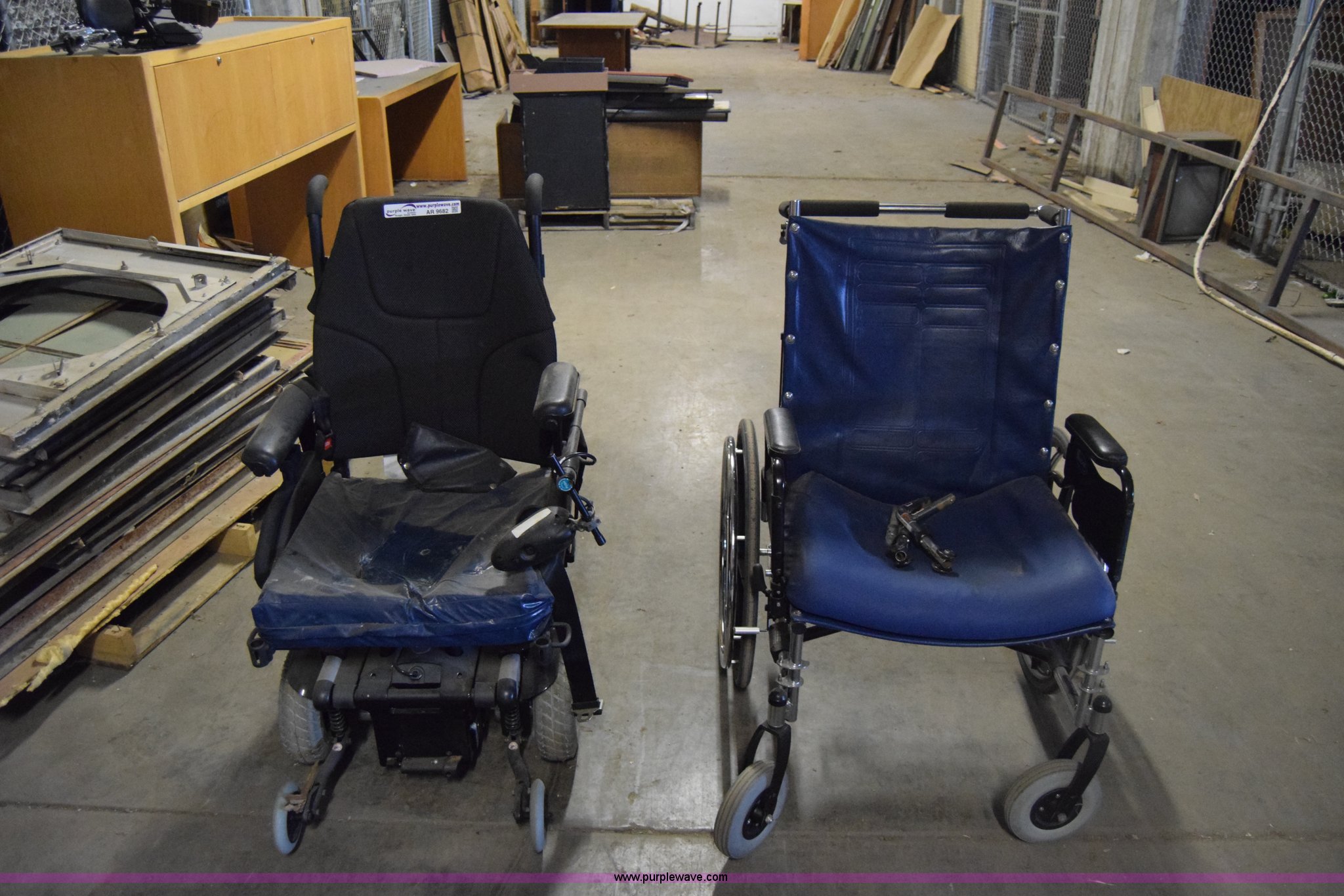 (2) wheelchairs in Wichita, KS Item AR9682 sold Purple Wave