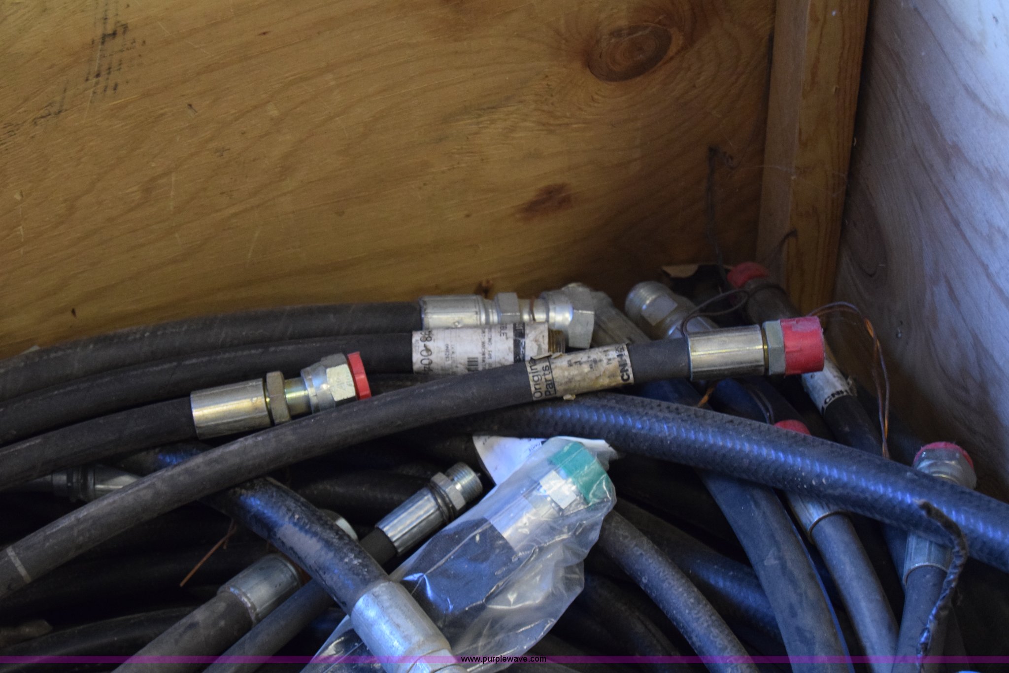(61) assorted hydraulic hoses in Wichita, KS Item BP9549 sold