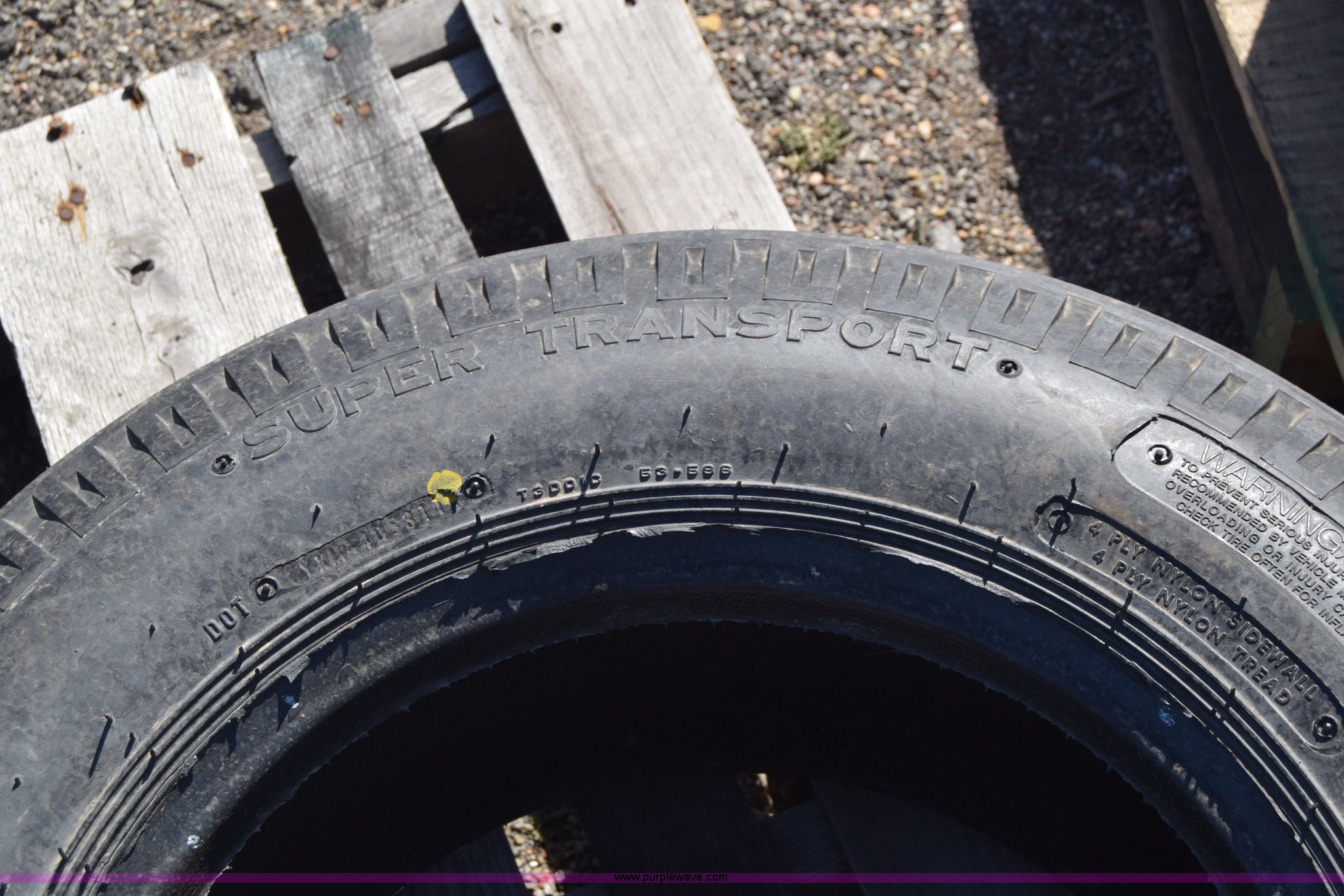 (2) STA Super Transport tires in Wichita, KS Item BP9557 sold