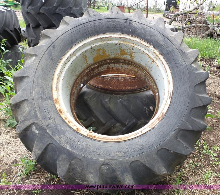 image for item AM9609 (2) Safe Mark 18.4-34 tires