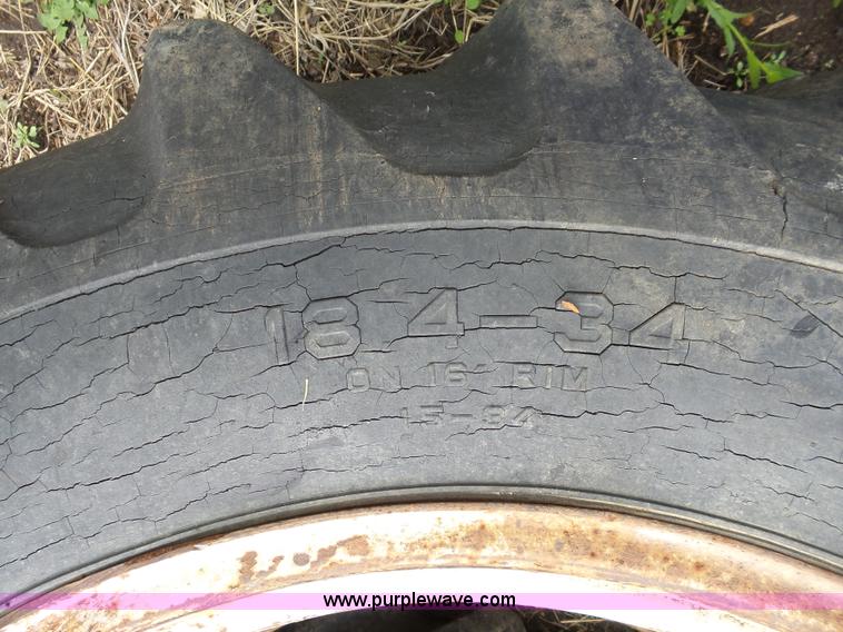 image for item AM9609 (2) Safe Mark 18.4-34 tires