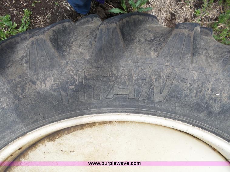 image for item AM9610 (4) Titan 12.4-42 tires and wheels