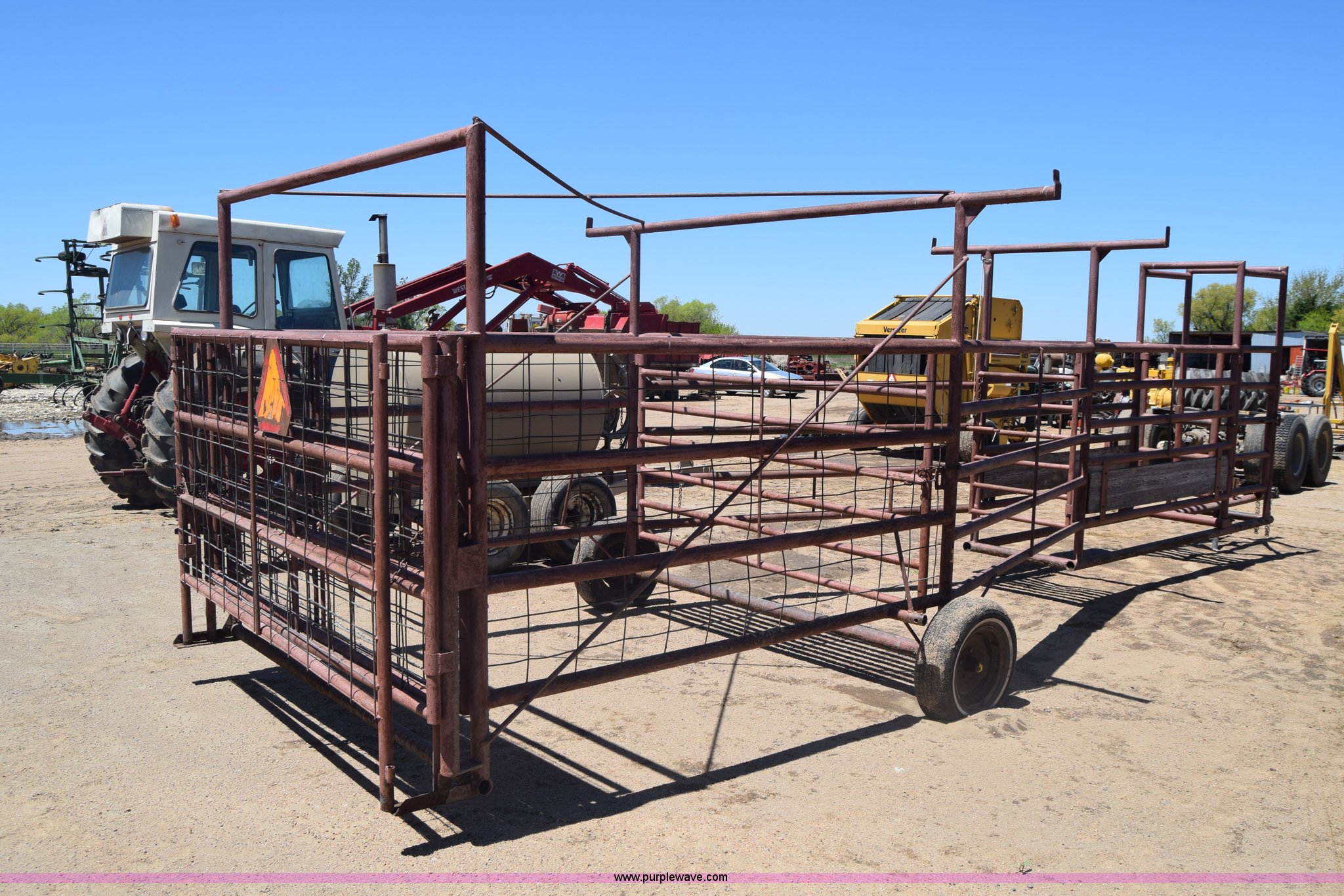 Livestock catch pen in Kinsley, KS Item AW9820 sold Purple Wave