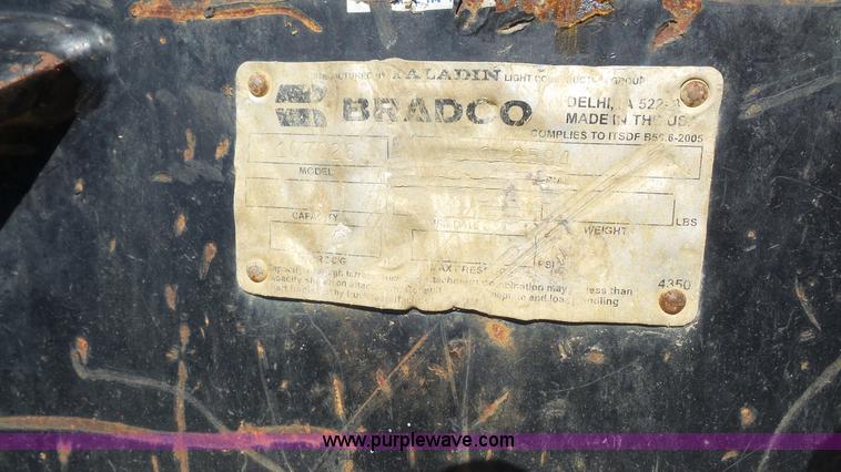 image for item BF9246 Bradco skid steer bucket