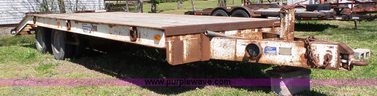image for item BL9529 1986 Belshe T-8 equipment trailer