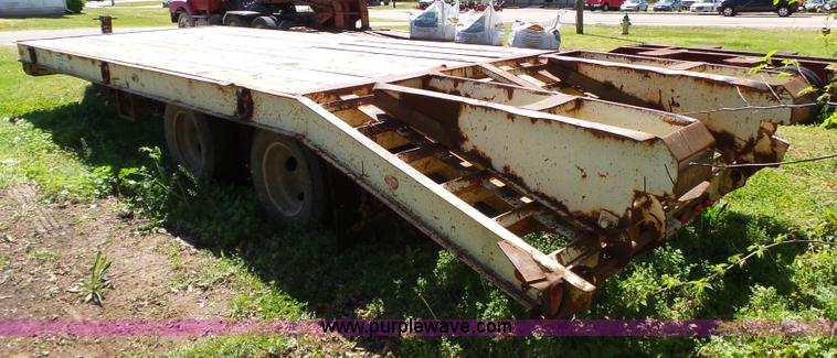 image for item BL9529 1986 Belshe T-8 equipment trailer