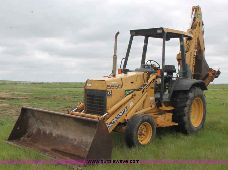 image for item BZ9087 1995 Ford 555D backhoe