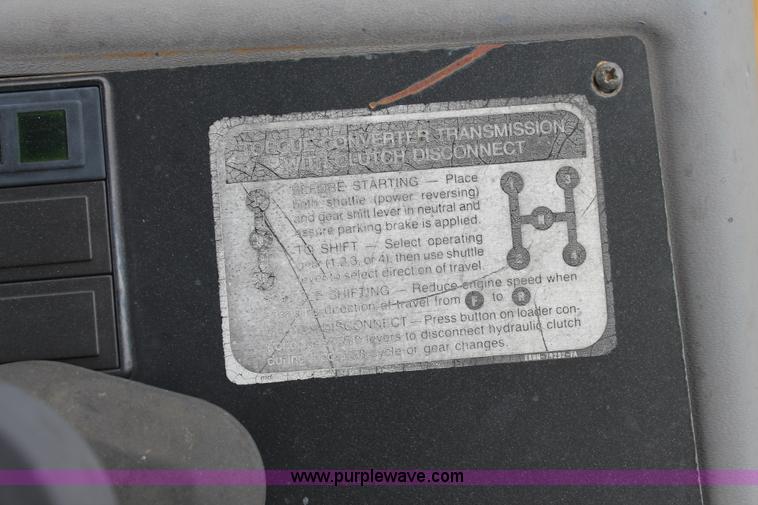 image for item BZ9087 1995 Ford 555D backhoe