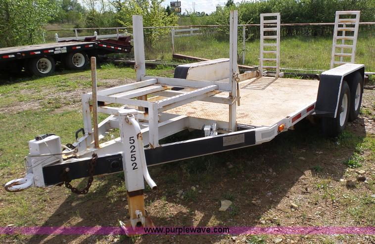 image for item BZ9536 1989 JFW F2748 equipment trailer
