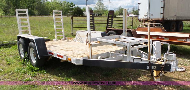 image for item BZ9536 1989 JFW F2748 equipment trailer