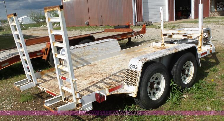 image for item BZ9536 1989 JFW F2748 equipment trailer
