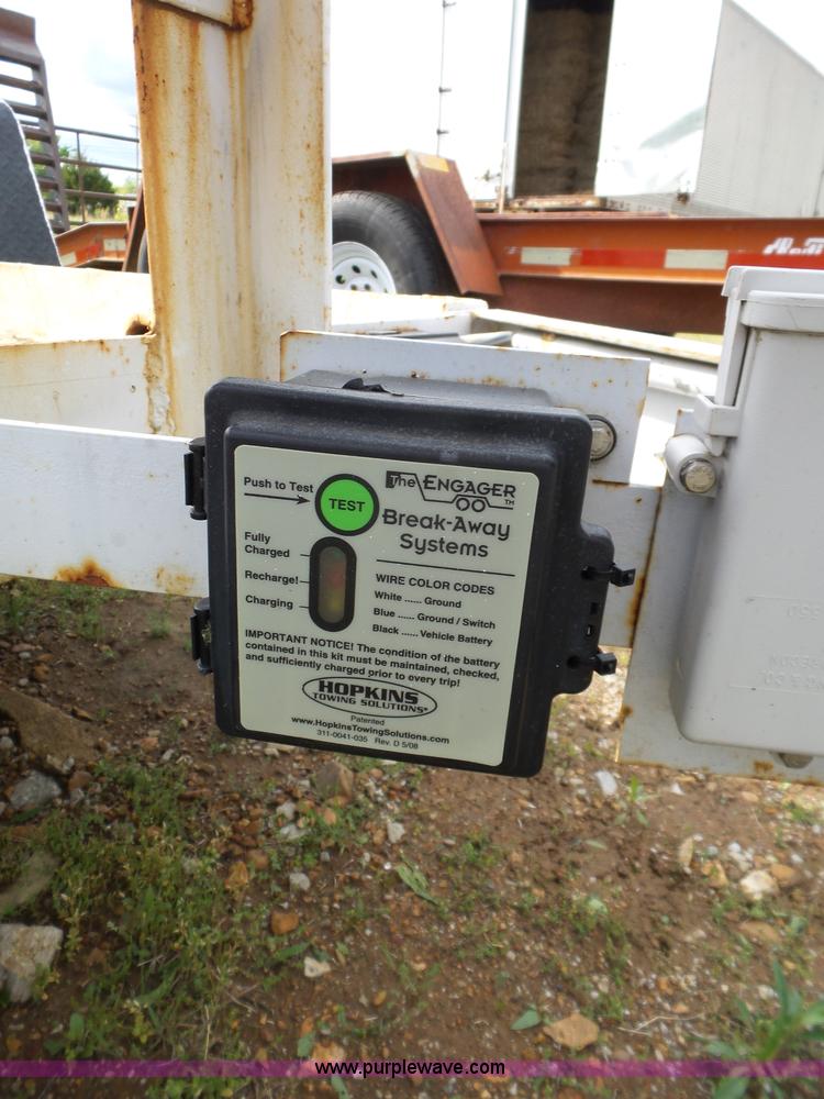 image for item BZ9536 1989 JFW F2748 equipment trailer