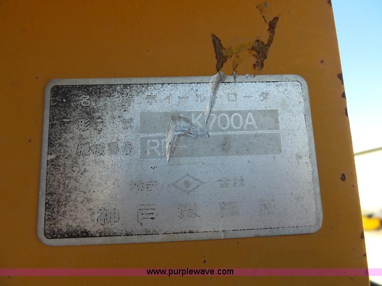 image for item J4981 Kobelco LK700A wheel loader