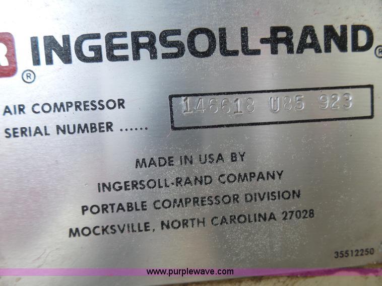 image for item J6145 Ingersoll Rand air compressor