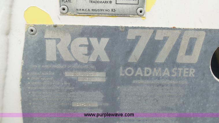 image for item J7263 1989 Peterbilt 357 mixer truck