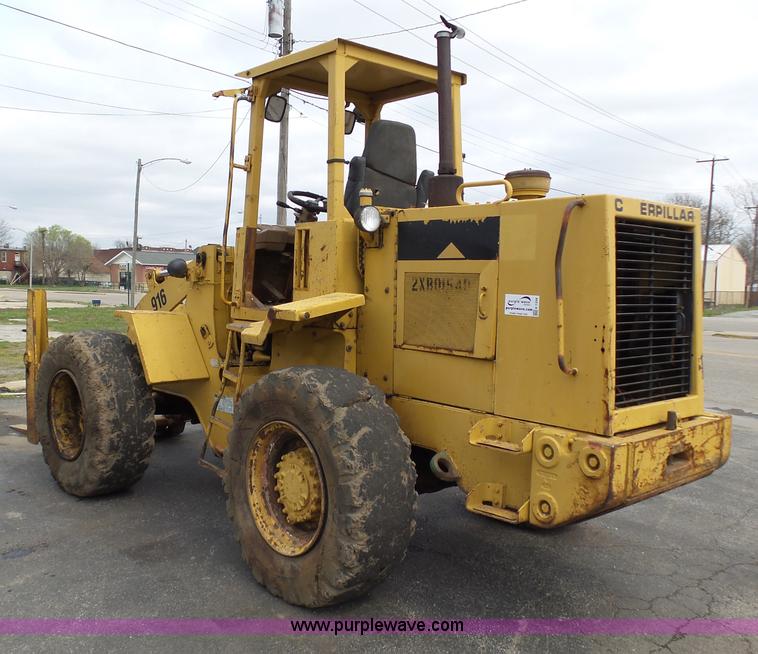 image for item K1338 1989 Caterpillar 916 wheel loader