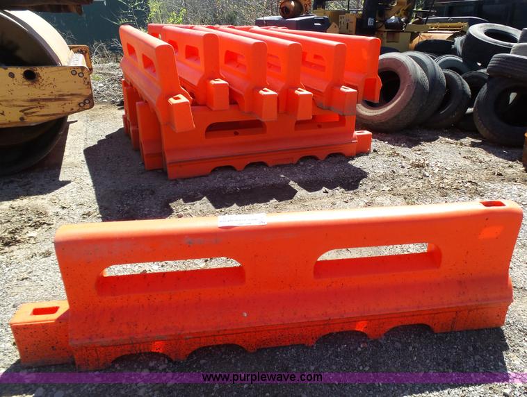 image for item K1353 (26) 80"L plastic barrier curbs