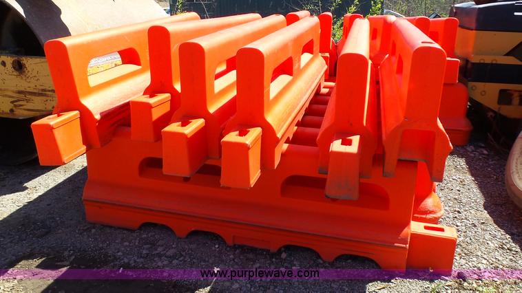 image for item K1353 (26) 80"L plastic barrier curbs