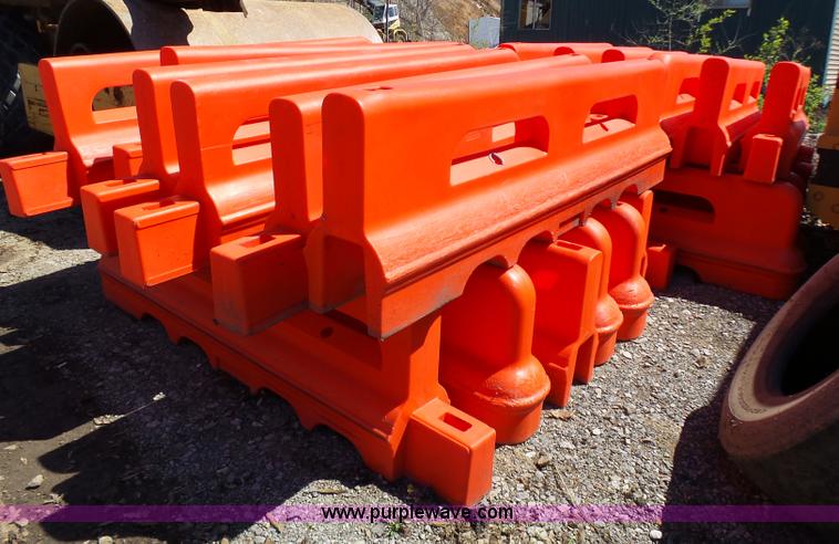 image for item K1353 (26) 80"L plastic barrier curbs